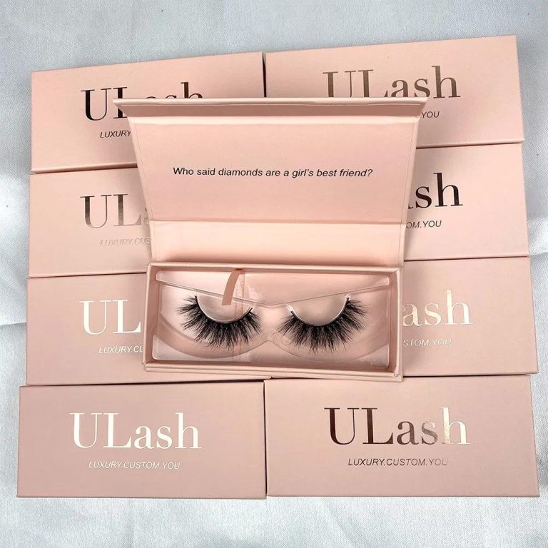 private label eyelash packaging for beauty brands
